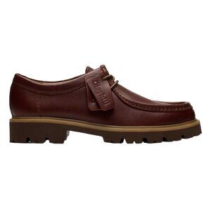 Clarks Mens Cleyhill Suede Moc Toe Dress Shoes / Brown